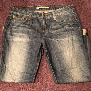 Joe’s Jeans Boyfriend Style with Cropped Bottoms